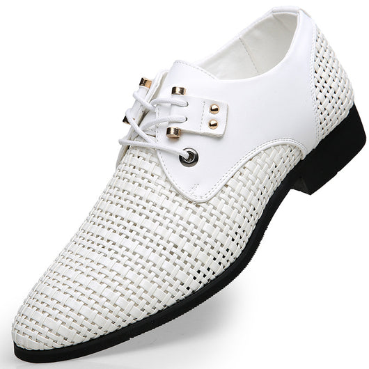 Zapatos de Cuero para Hombre con Diseño Calado - Image 9