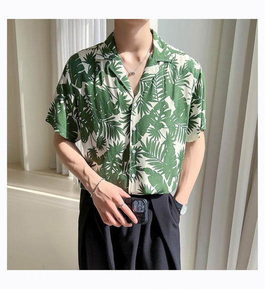 Camisa Cuello Cubano Hombros Sueltos - Image 19