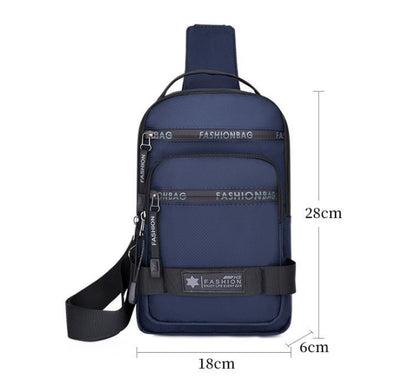 Bolsa de Pecho Oxford de Un Hombro - Ligera y Versátil para Viajes - Image 10