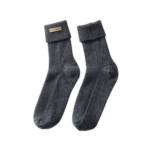 Calcetines de Cachemira 100% Pura - Comodidad Elástica para Otoño e Invierno - Image 2