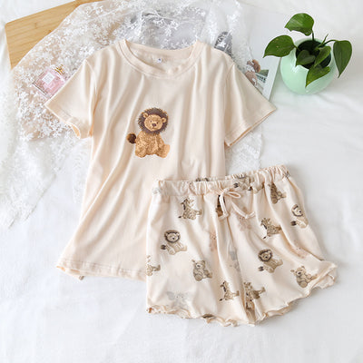 Conjunto de Shorts y Blusa de Manga Corta para Mujer - Cómodo y Casual - Image 11