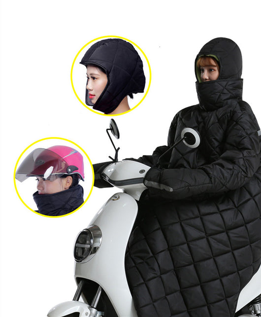 Chaqueta Cortavientos Acolchada Impermeable con Asa de Transporte - Image 22