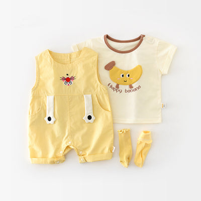 Playera Infantil de Verano con Estampado de Plátano - Image 3