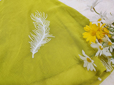Blusa Escote V Plumas Moda Europea Elegante - Image 5