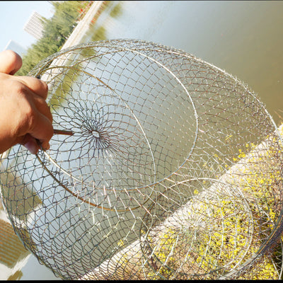 Red Plegable de Acero Inoxidable para Pesca - Canasta Protectora - Image 17