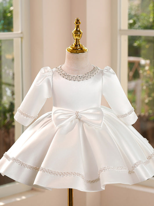 Vestido Tutú Blanco Princesa Chic para Cumpleaños - Image 12