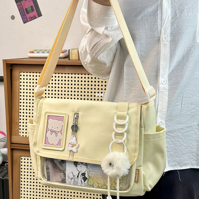 Bolsa Crossbody de Lona Impermeable Ligera Multiuso Casual - Image 10