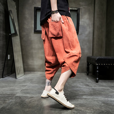Pantalones Harem de Seda Helada - Comodidad Casual Premium - Image 4