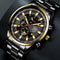 Reloj de Pulsera Hombre Acero Inoxidable con Esfera Luminosa