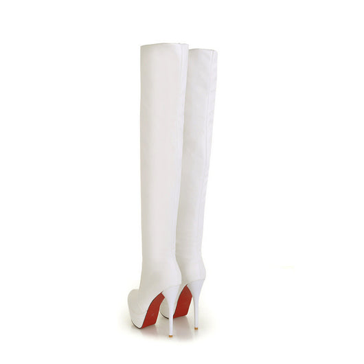 Botas Over-the-knee con Plataforma y Tacón Alto Stretch - Image 9