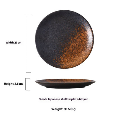 Plato Shallow Cerámica Japonesa - Diseño Minimalista - Image 9