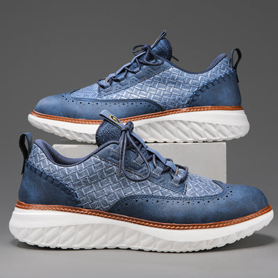 Tenis Deportivos Transpirables con Textura Tejida para Hombre - Image 32
