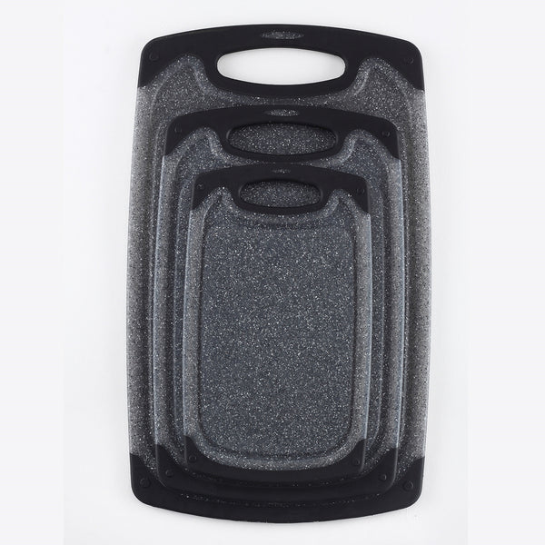 Juego de 3 Tablas de Corte de Mármol Imitado con Diseño Colgante - Image 5