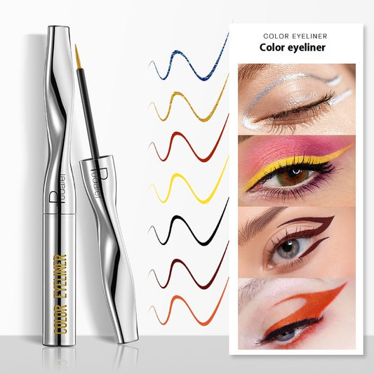 Delineador de Ojos 24 Colores Waterproof de Secado Rápido Ultra Preciso