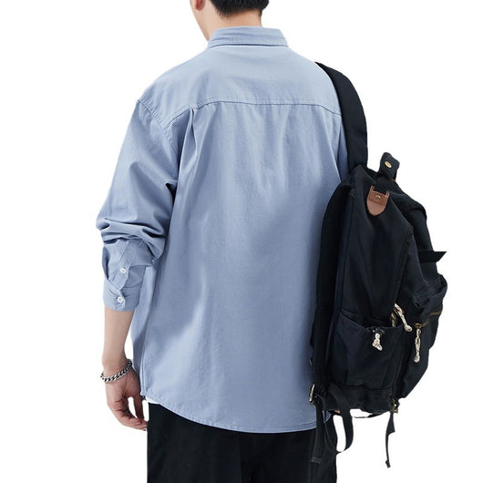 Camisa Suelta de Algodón Premium para Hombre - Image 4