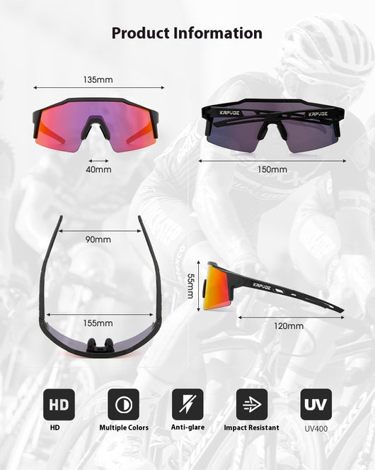 Gafas Polarizadas para Ciclismo de Montaña y Deportes Outdoor - Image 34