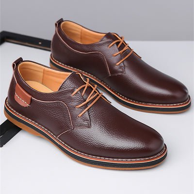 Zapatos de Cuero para Hombre Talla Grande - Costura Artesanal Premium - Image 7