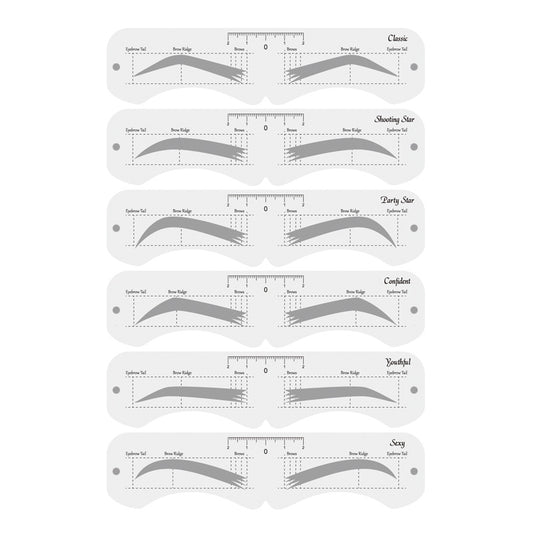 Plantilla Reutilizable para Cejas con Banda Elástica - Kit DIY de Maquillaje - Image 2