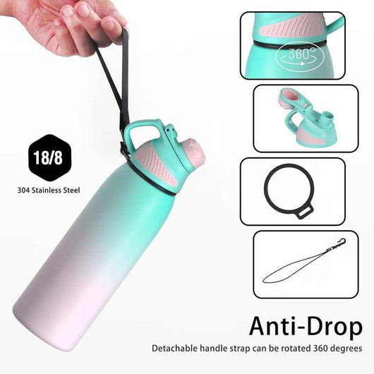 Vaso Deportivo Aislante Portátil de Acero Inoxidable 304 para Niños - Image 4