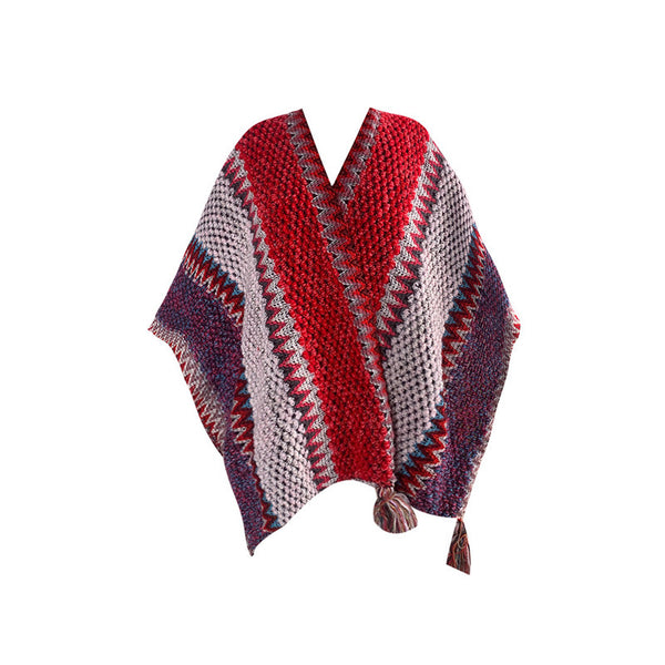 Chal Étnico Elegante para Mujer - Abrigo Versátil