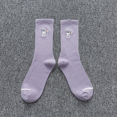 Calcetines de Algodón Estampados Astronauta - Deportivos Versátiles - Image 4