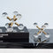 Decoración Molecular de Cristal Luxury para Sala de Estar y Mueble TV