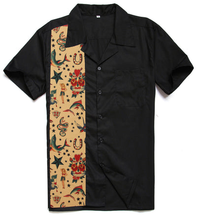 Camisa Masculina de Diseño Original con Tecnología de Color Rápido