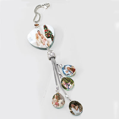 Colgante de Cristal para Espejo Retrovisor con Foto Personalizada - Image 8