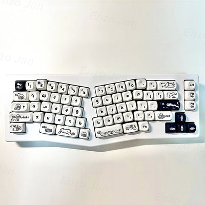 Keycap Gato Fantasy MOA - Diseño Minimalista Blanco y Negro - Image 16