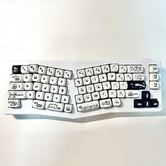 Keycap Gato Fantasy MOA - Diseño Minimalista Blanco y Negro - Image 16