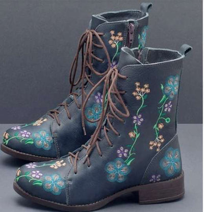 Botas Planas con Cordones para Otoño e Invierno - Image 3