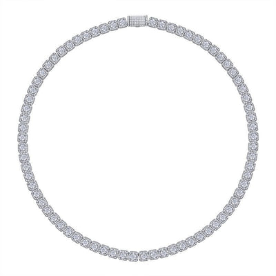Cadena Cubana de Moissanita Personalizada con Diseño de Piedra Cuadrada - Image 7