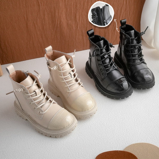 Botas Martin de Cuero para Niños - Botines Altos de Calidad Premium