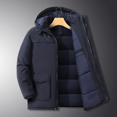 Chaqueta Gruesa para Hombre con Capucha Desmontable - Image 3