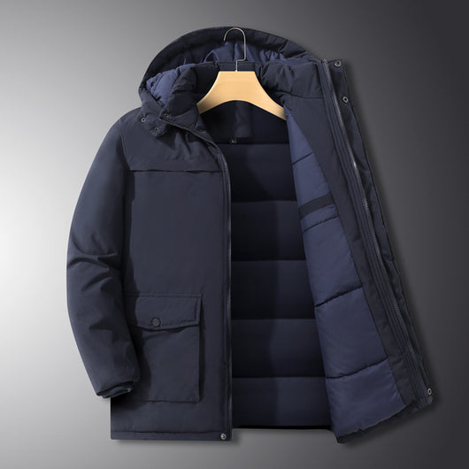 Chaqueta Gruesa para Hombre con Capucha Desmontable - Image 3