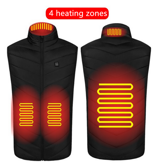 Chaleco Calefactor Eléctrico USB Recargable - Ropa Térmica Lavable