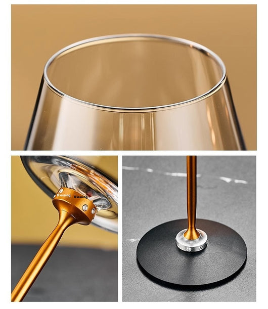 Caja de Regalo Soporte Giratorio para Copa de Vino en Cristal y Aluminio - Image 10