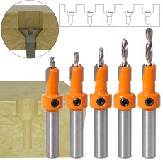 Tornillo Autorroscante de Cabeza Aleada con Broca Escalonada para Madera - Image 22