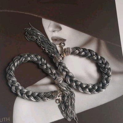 Pulsera de Plata 925 Retorcida con Trenzas para Mujer - Image 7