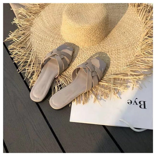 Sandalias Playeras Huecas con Suela Plana y Diseño Casual - Image 3