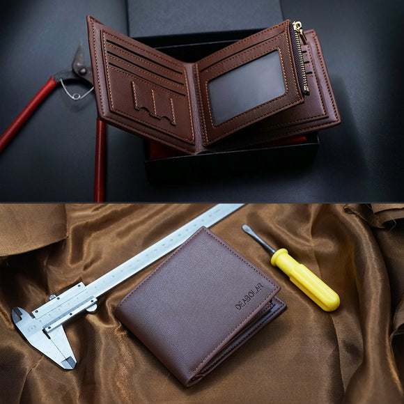 Carteira Masculina com Zíper - Presente Perfeito para o Dia dos Namorados
