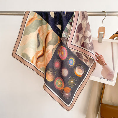 Pañuelo de Seda y Lana Tropical Bicolor - Image 18