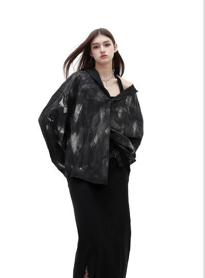 Camisa Oversized Deslavada con Textura Brushed - Estilo Industrial - Image 3