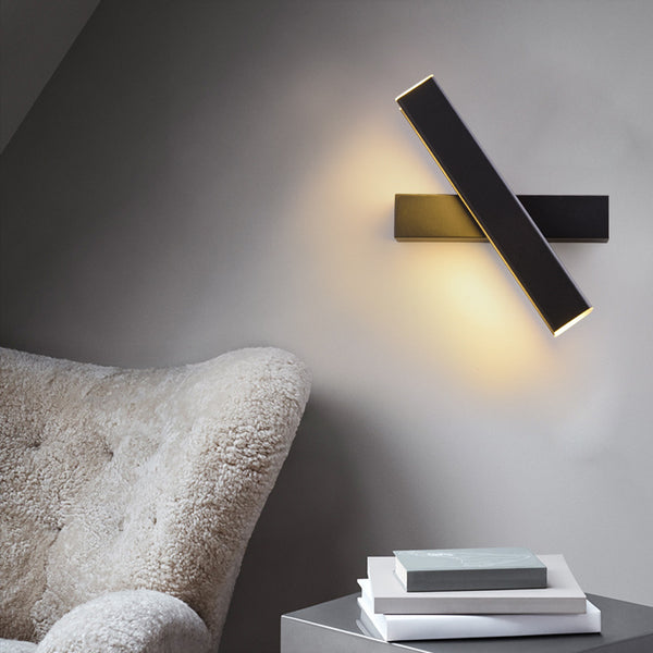 Lámpara de Pared LED Giratoria Moderna para Dormitorio y Pasillo