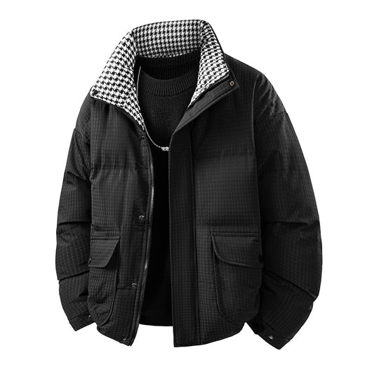 Chaqueta de Algodón Grueso Casual Holgada para Hombres Jóvenes - Image 4