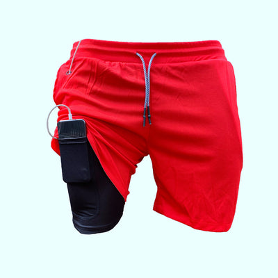 Shorts Deportivos Hombre Doble Capa - Comodidad y Estilo - Image 11