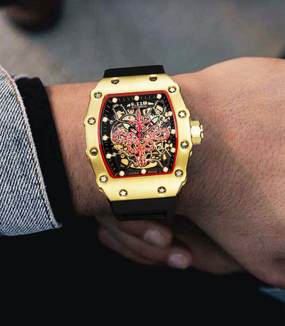 Reloj Automático Mecánico con Fondo Transparente - Image 11