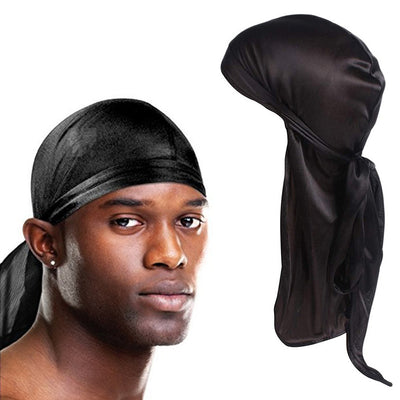 Turbante Pirata de Seda Sintética con Cola Larga - Image 31