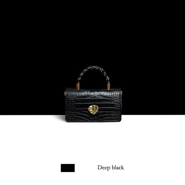 Bolso Vintage de Cuero Genuino con Herrajes Premium