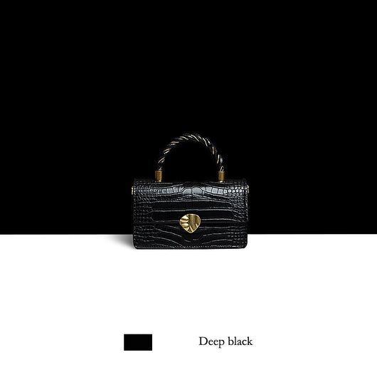 Bolso Vintage de Cuero Genuino con Herrajes Premium